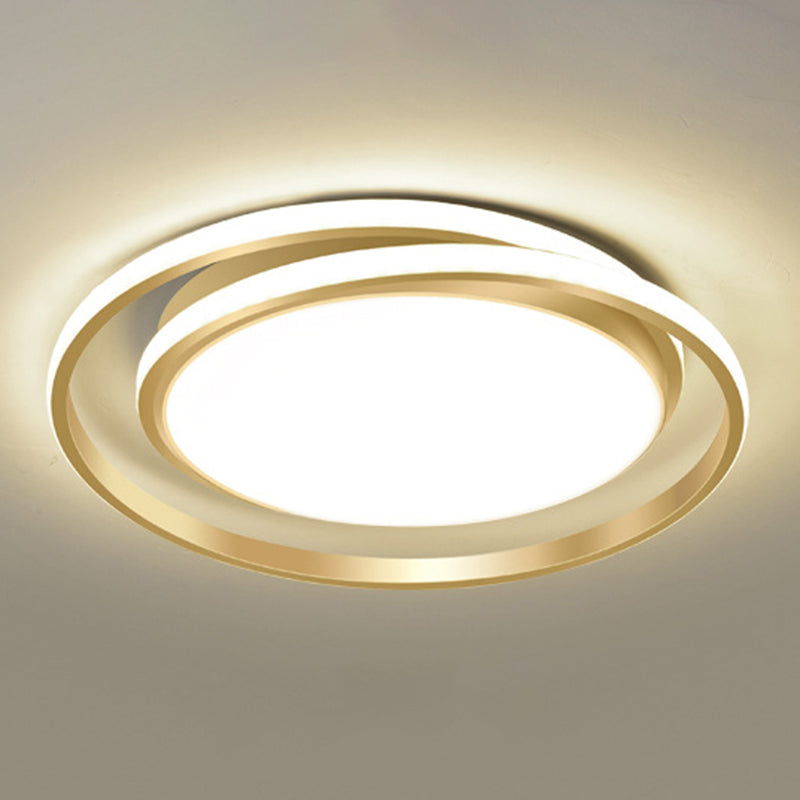 Modern Style Twisted Line Flush Mount Lighting for Living Room Bedroom