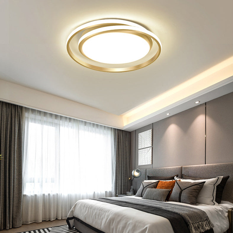 Modern Style Twisted Line Flush Mount Lighting for Living Room Bedroom