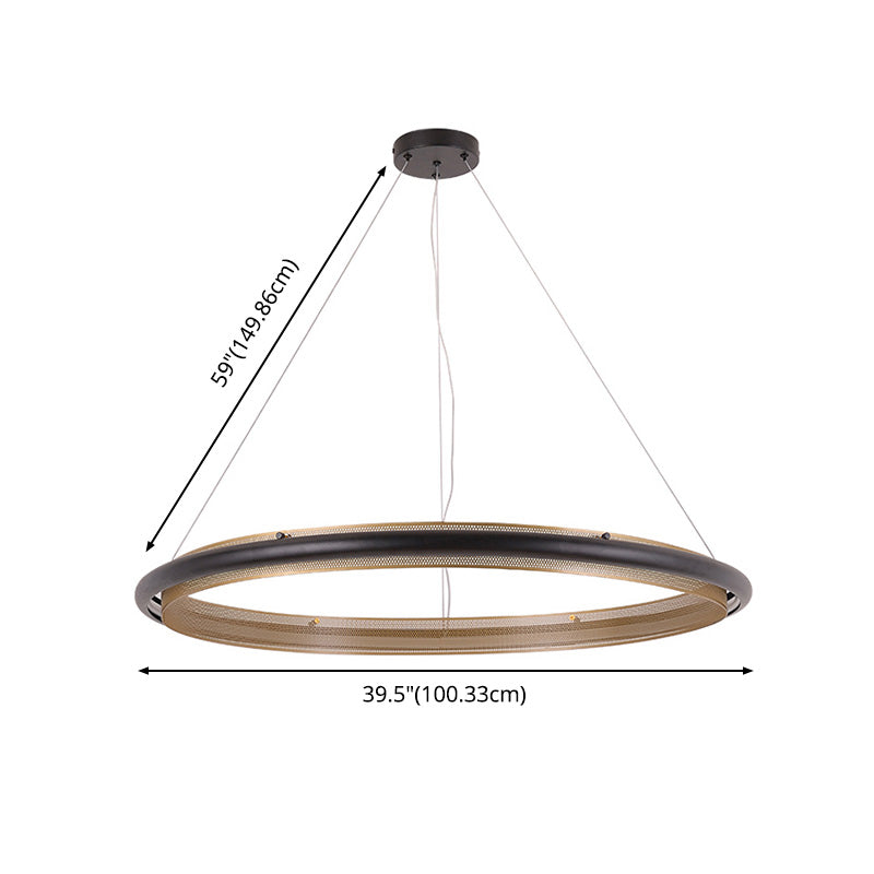 Modern Chandelier Lighting Circle LED Pendant Light for Living Room Dinning Room