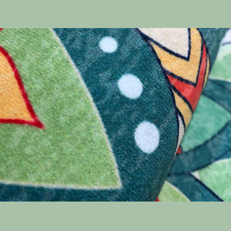 Elegante alfombra de patrón tribal de patrón rosa alfombra de alfombra alfombra alfombra de área fácil de cuidado para sala de estar
