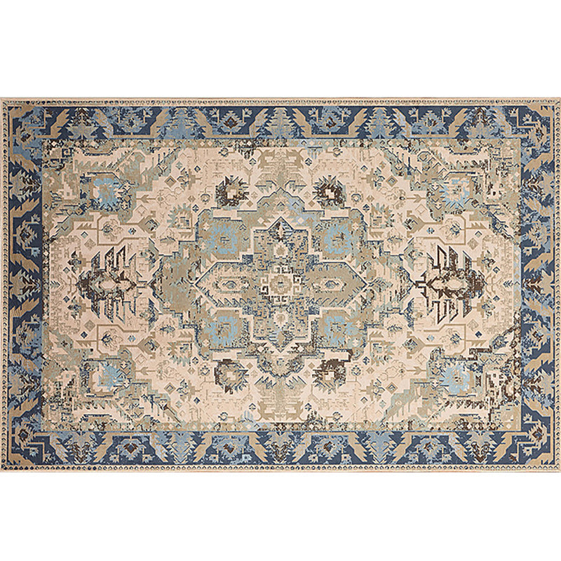 Tapis de style ethnique traditionnel tapis polyester