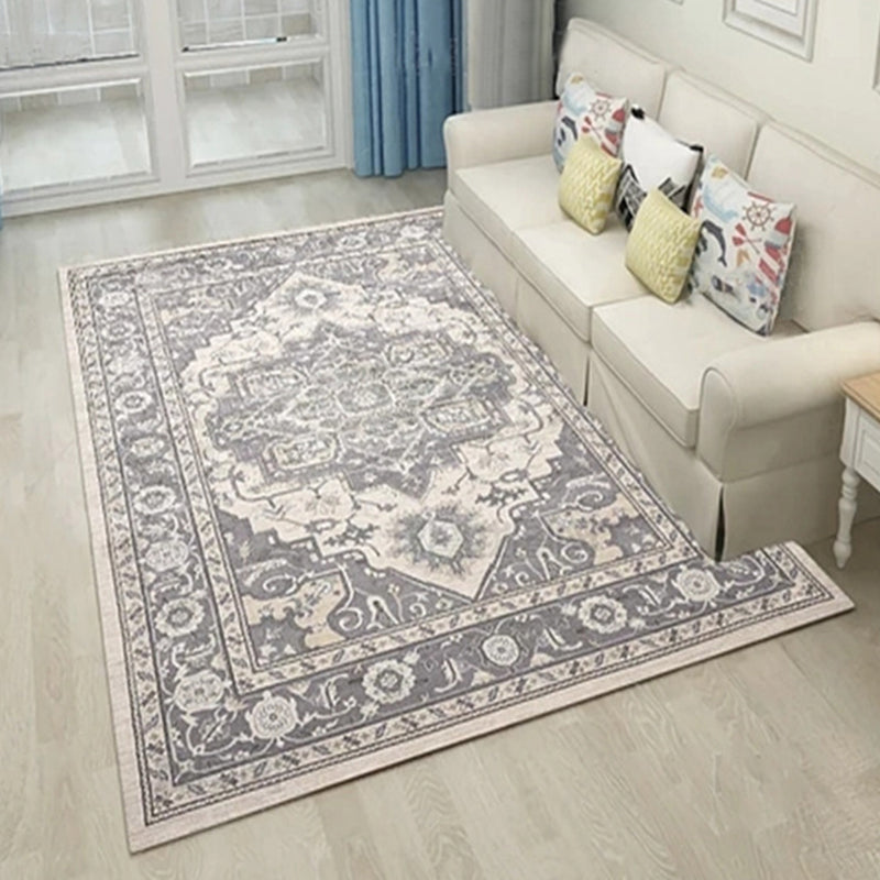 Tapis de style ethnique traditionnel tapis polyester