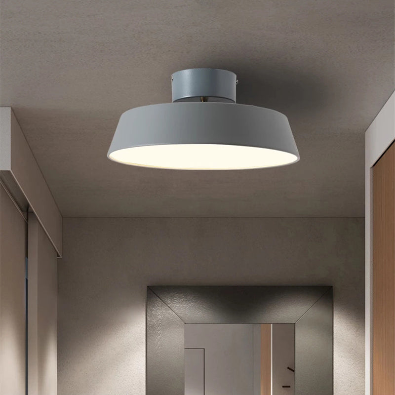 Lampada a soffitto a filo metallico Stile Nordic LED Flush Monte Luce per camera da letto