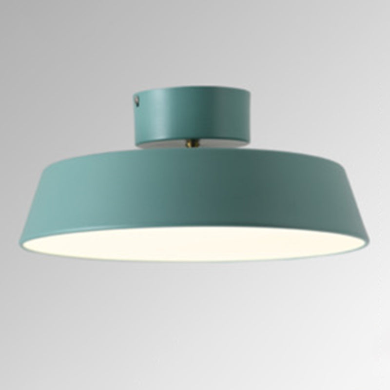 Lampada a soffitto a filo metallico Stile Nordic LED Flush Monte Luce per camera da letto