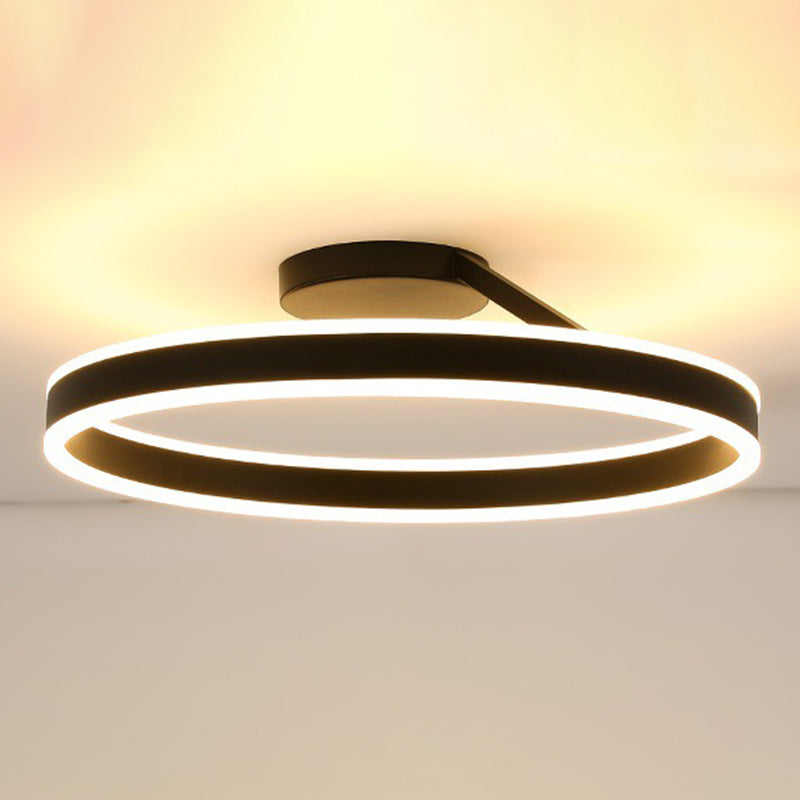 Flush Lighting Modernism Metal Led Ceiling Flush Mount Light for Bedroom