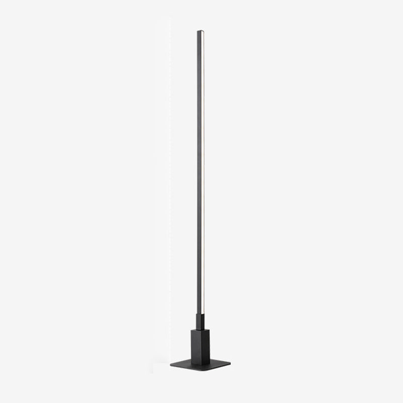 Nordic Style Bedroom Standing Lamp Aluminum Linear LED Floor Reading Light