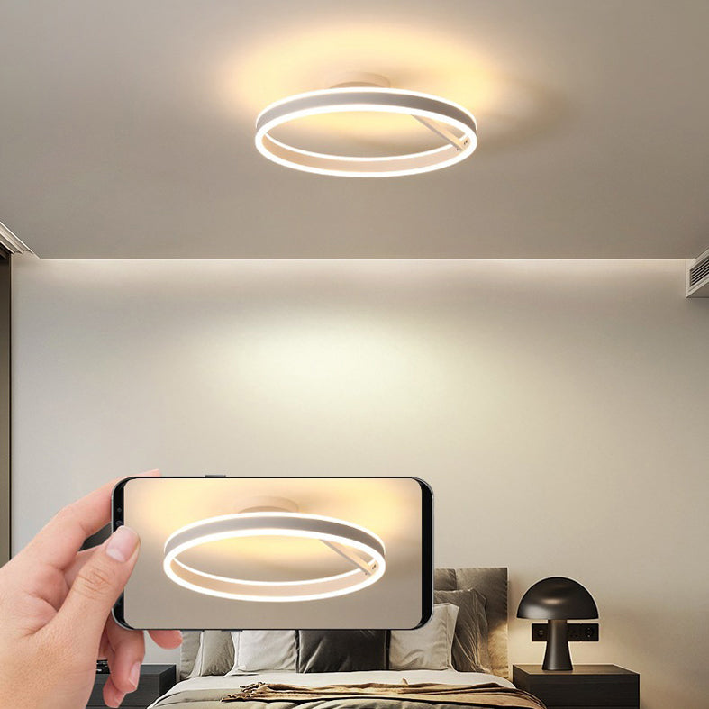 Flush Lighting Modernism Metal Led Ceiling Flush Mount Light for Bedroom