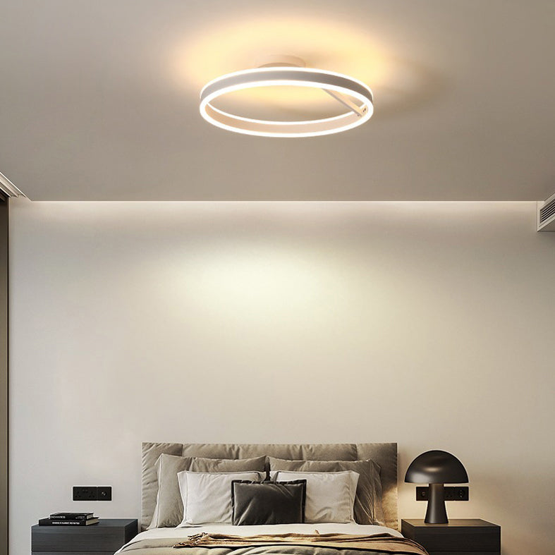 Flush Lighting Modernism Metal Led Ceiling Flush Mount Light for Bedroom