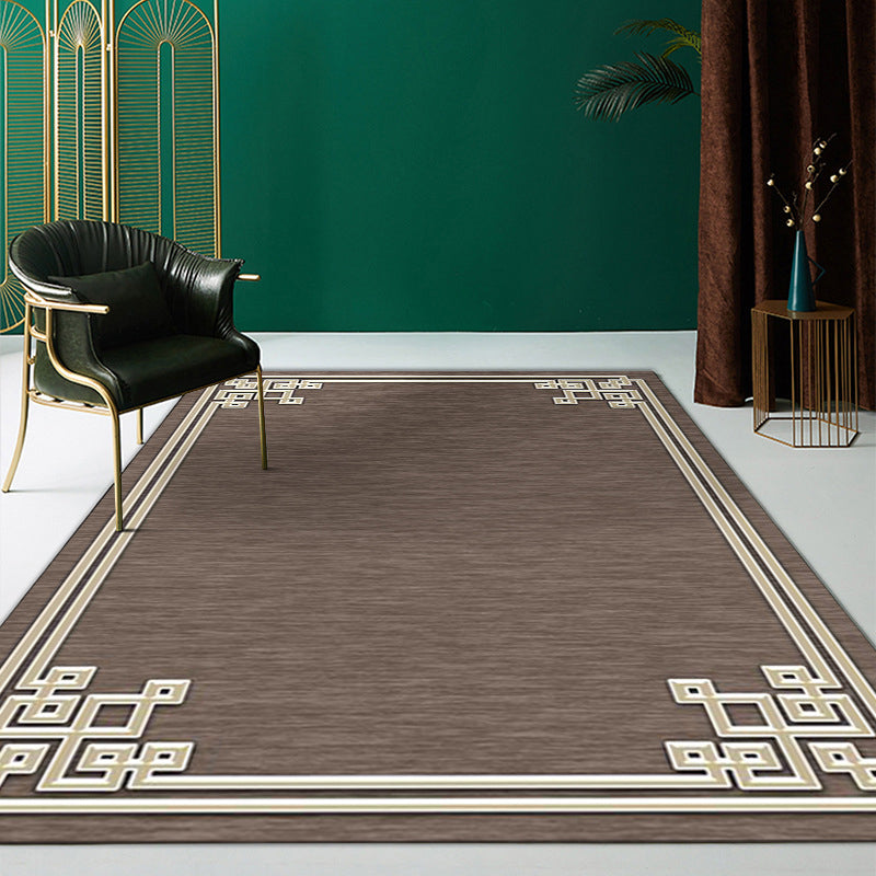 Tapis de tapis noir oriental