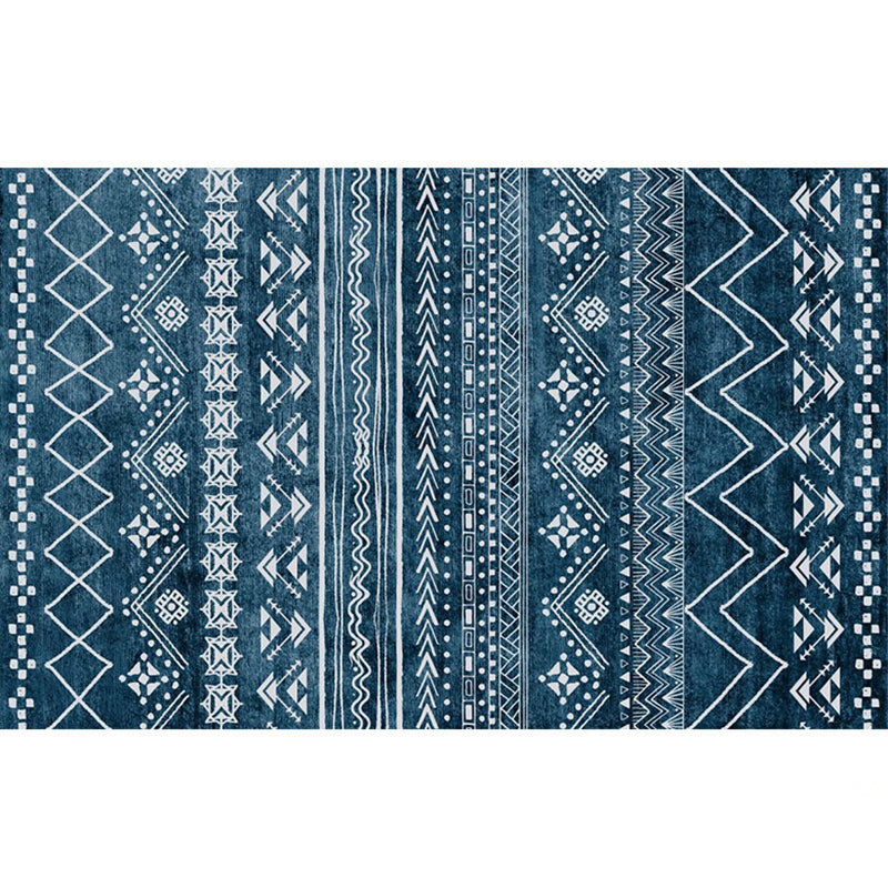 Boho Indoor tapis antique symboles tribaux tapis résistant aux taches en polyester pour la moquette pour décoration domestique