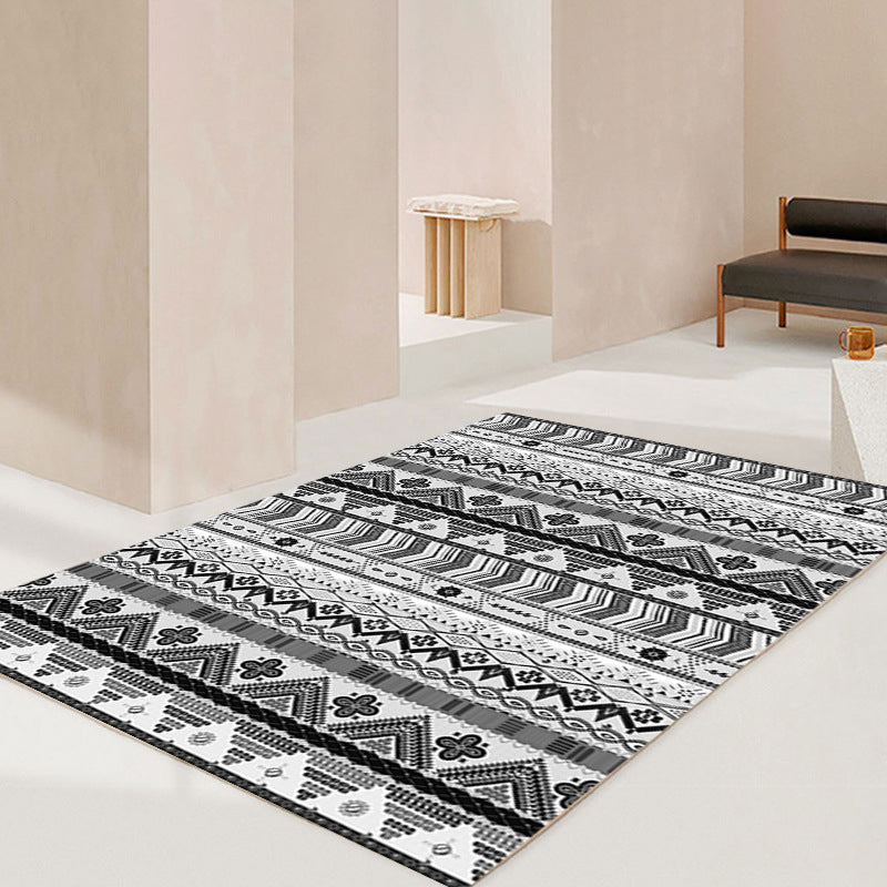 Boheemse tribale totem tapijt klassiek tapijt polyester vlekbestendig binnendaad voor woonkamer