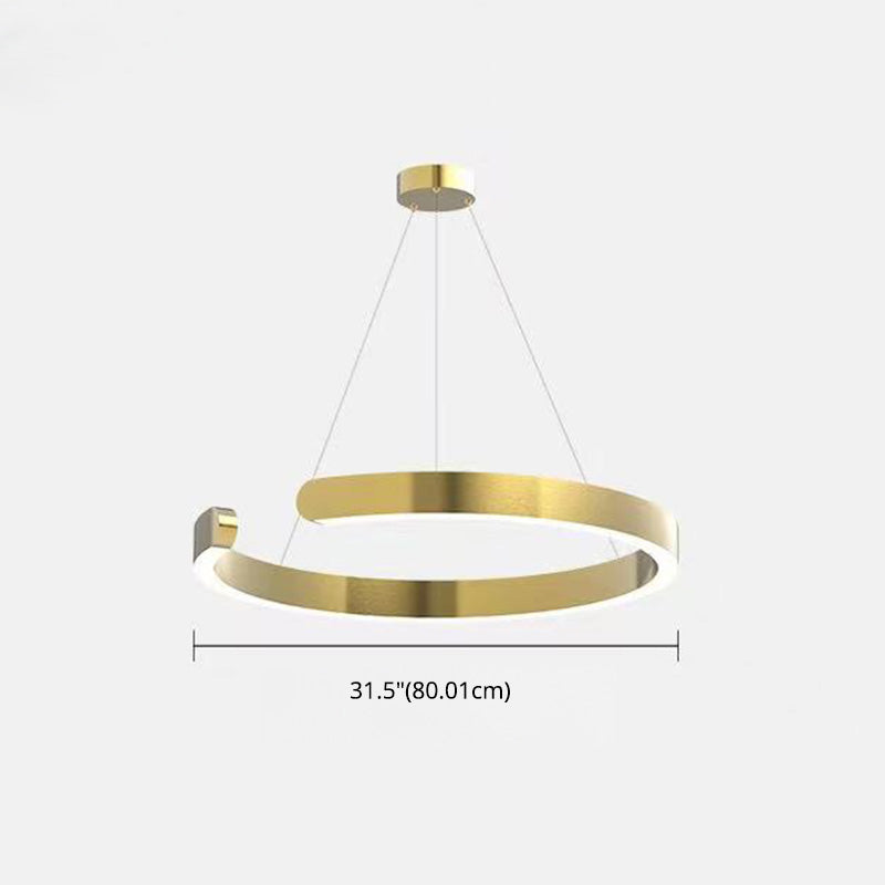 LED Suspension Pendant Light Contemporary Chandelier Light Fixture for Living Room