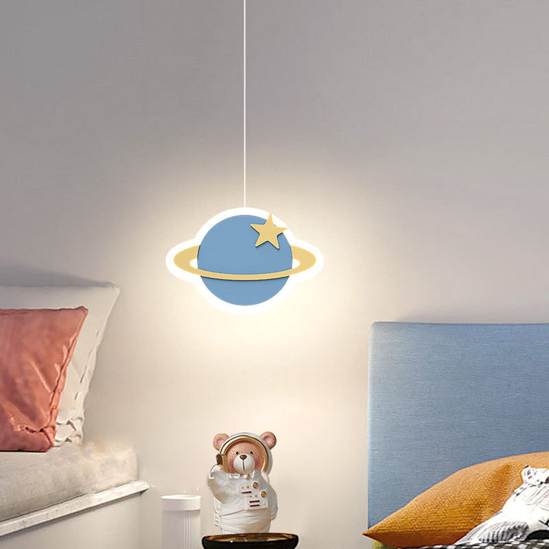 Colorful Contemporary Simple Style LED Pendant Lighting for Study Room