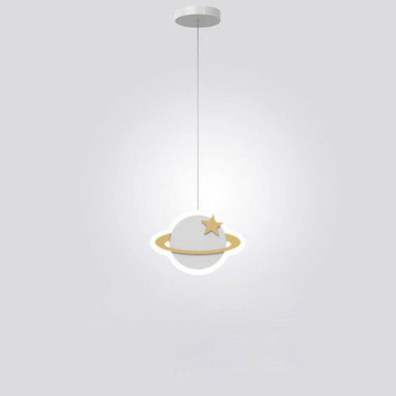 Colorful Contemporary Simple Style LED Pendant Lighting for Study Room