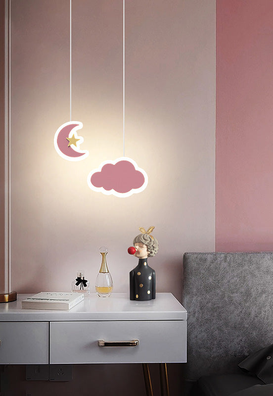 Colorful Contemporary Simple Style LED Pendant Lighting for Study Room