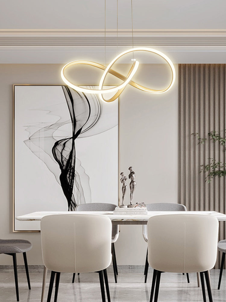 Lustre moderne lustre linéaire éclairage suspendu suspension