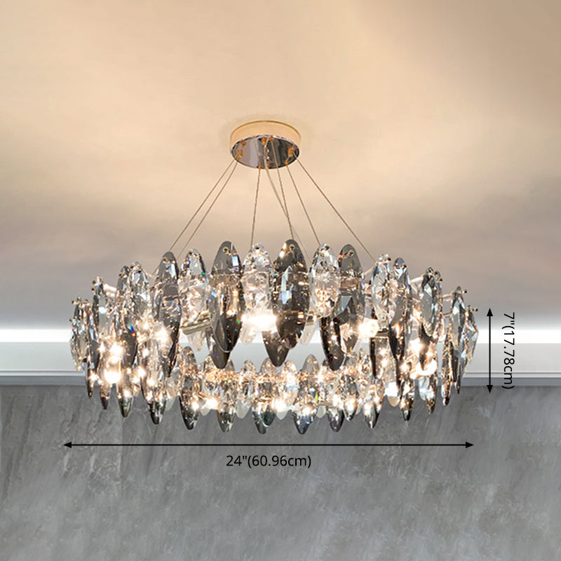 Modern Chandeliers For Dining Room Circular Chandelier Hanging Pendant Lights