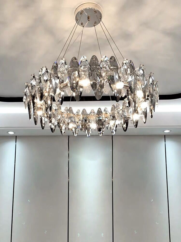 Modern Chandeliers For Dining Room Circular Chandelier Hanging Pendant Lights