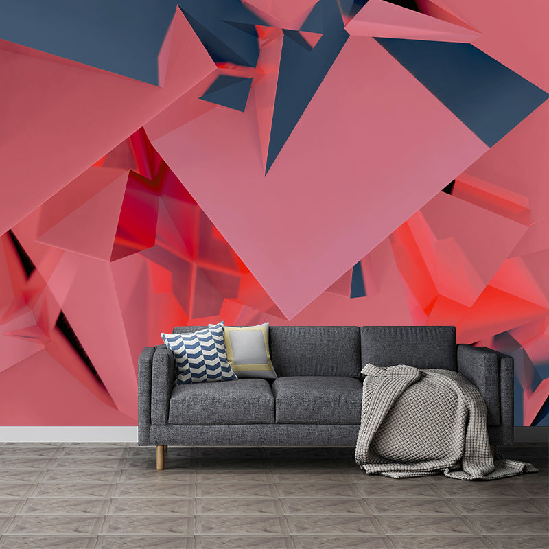 3D Wall Mural Wallpaper Contemporary Wall Covering for Living Room, Waterproofing