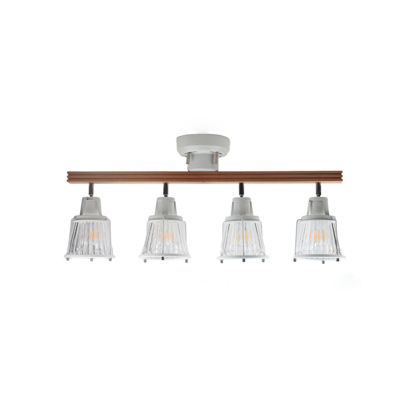 Light de suivi en bois 4-LIGHT LEIL MODIAT MODIAT MONTED POUR RAPPORTEMENT