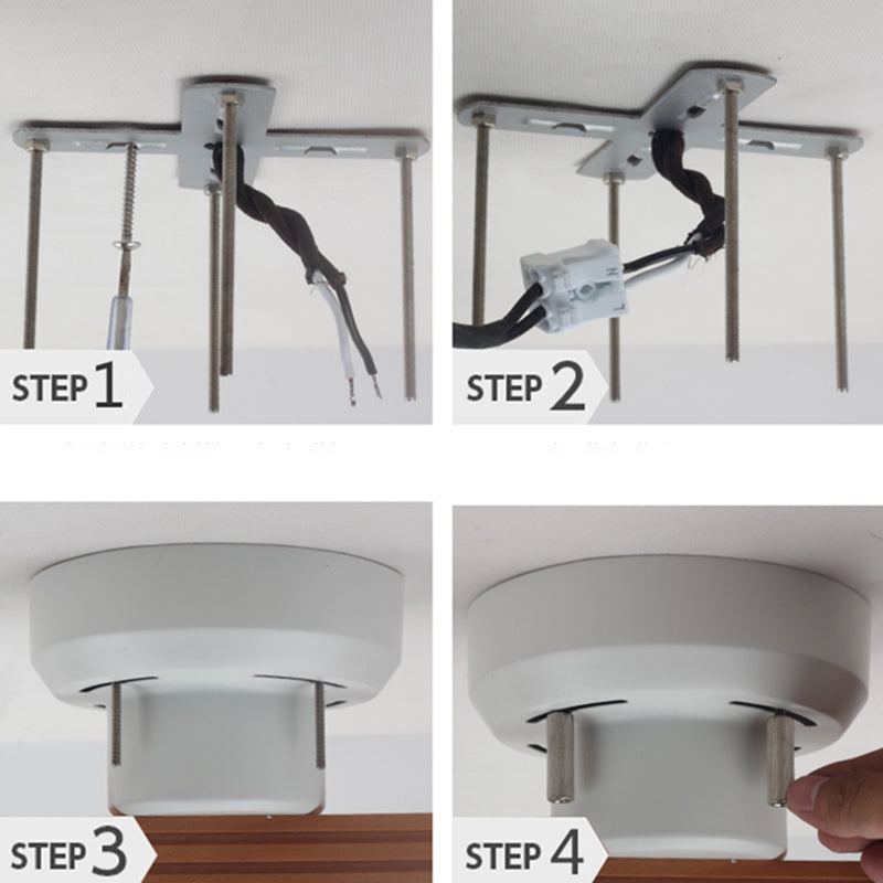 Luz de rastreo de madera de 4 luces Luz de techo moderno montado en el techo para el comedor