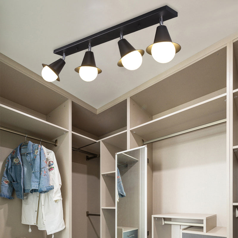 Schmiedeeisen Flush Mounte Modern Wohnzimmer Deckendeckel mit Scheinwerferlicht montiert