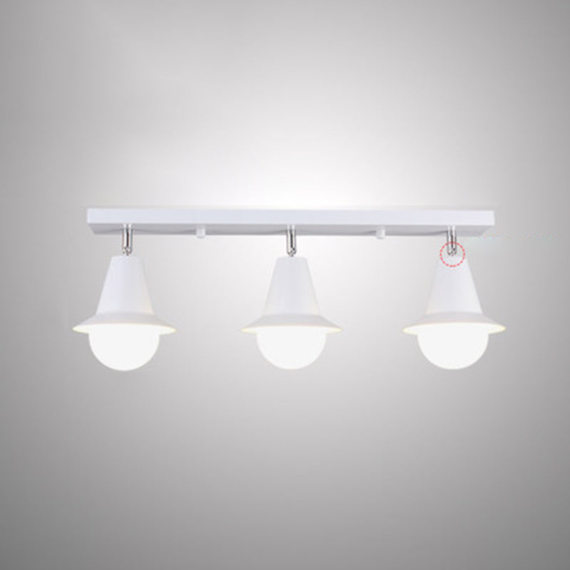 Schmiedeeisen Flush Mounte Modern Wohnzimmer Deckendeckel mit Scheinwerferlicht montiert