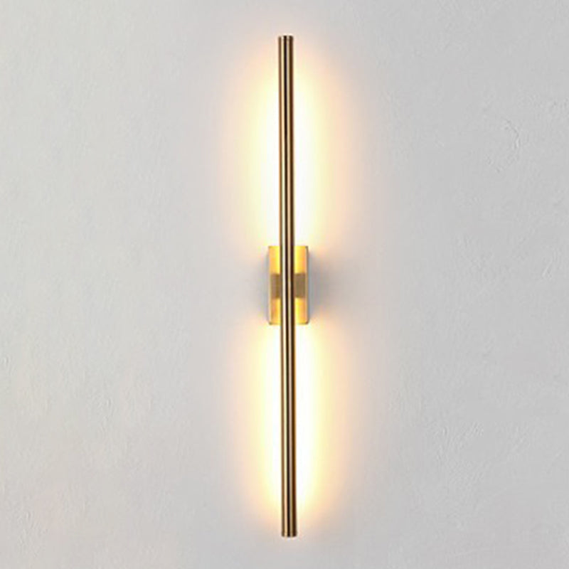 Postmodern Metal Wall Lighting Fixture Linear Wall Mount Lamp for Living Room