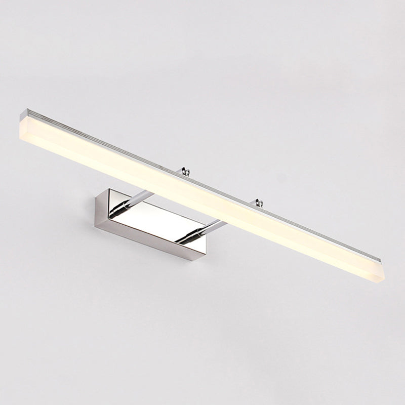 Metal Shade Linear Swing Arm Lights Malled Flexion de montura de pared de 1 cabeza en blanco