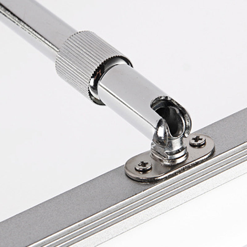 Metal Shade Linear Swing Arm Lights Malled Flexion de montura de pared de 1 cabeza en blanco