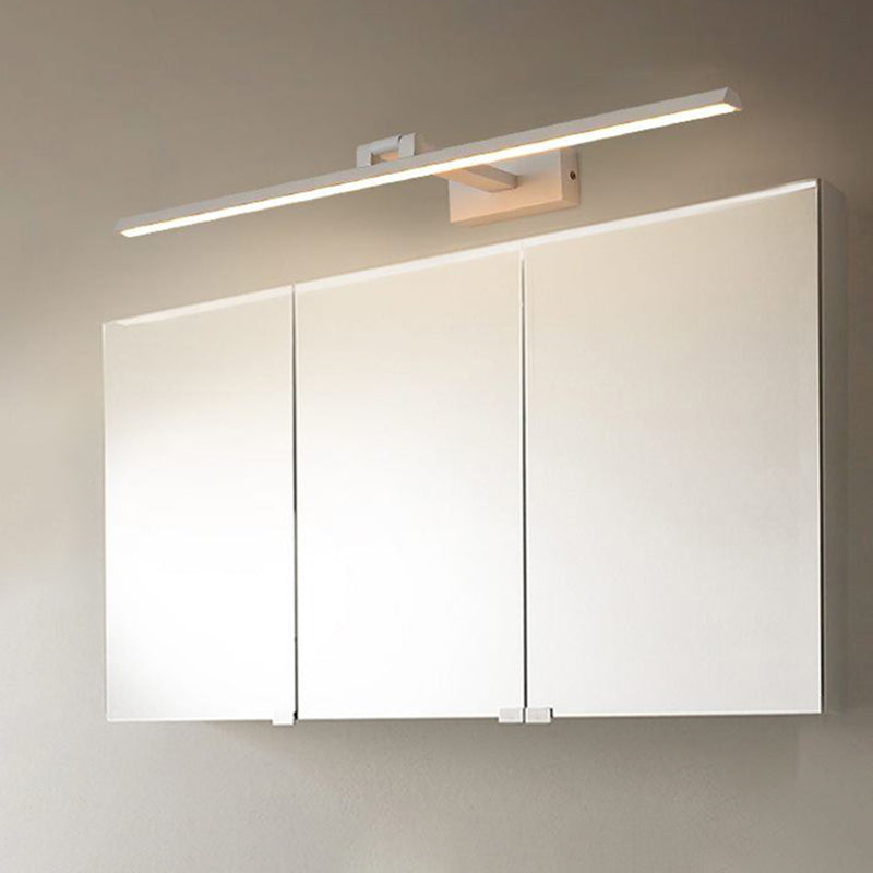 Lámpara de pared de espejo de estilo lineal lineal de 1 luces de 1 luces