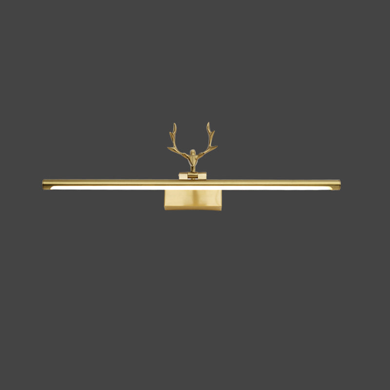 Metal Vanity Wall Lamp Sconce Antlers Modern Sconce Light Fixture for Bathroom