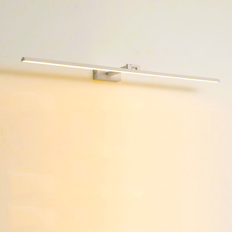 Metal Shade Linear Swing Arm Lights Malled Flexion de montura de pared de 1 cabeza en blanco