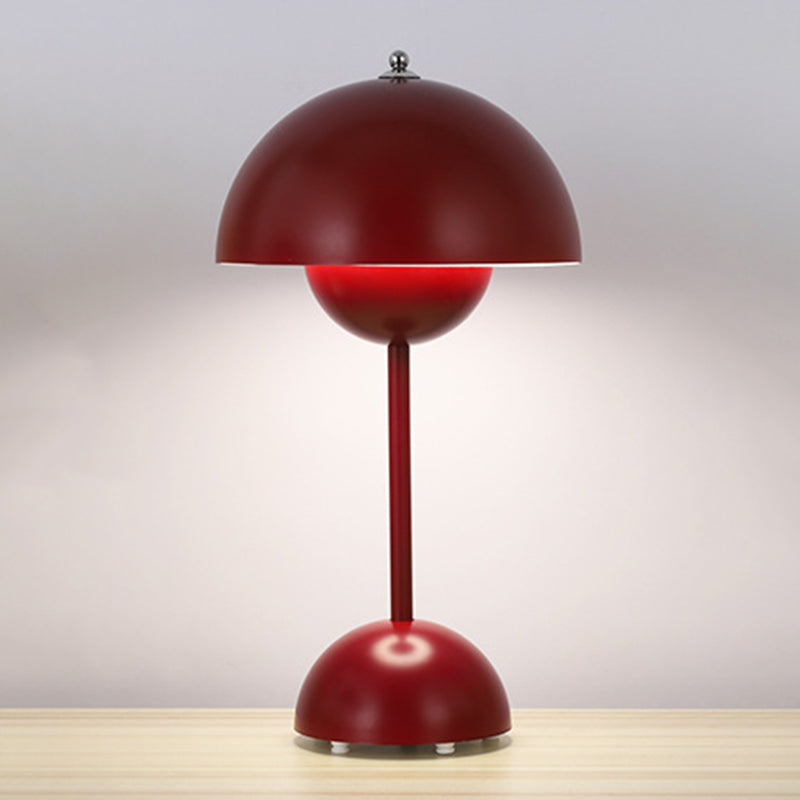 Modern Nordic LED Table Lamp Wrought Iron Macaron Table Light with Acrylic Shade