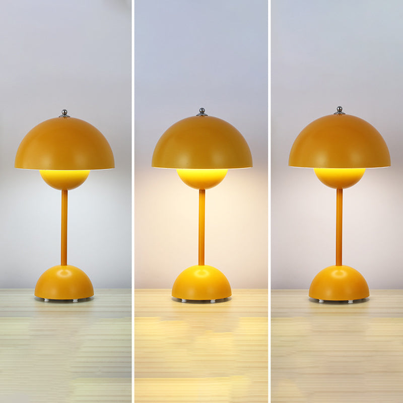 Modern Nordic LED Table Lamp Wrought Iron Macaron Table Light with Acrylic Shade