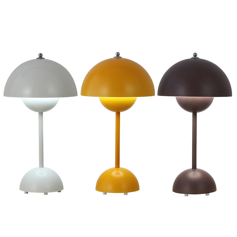 Modern Nordic LED Table Lamp Wrought Iron Macaron Table Light with Acrylic Shade