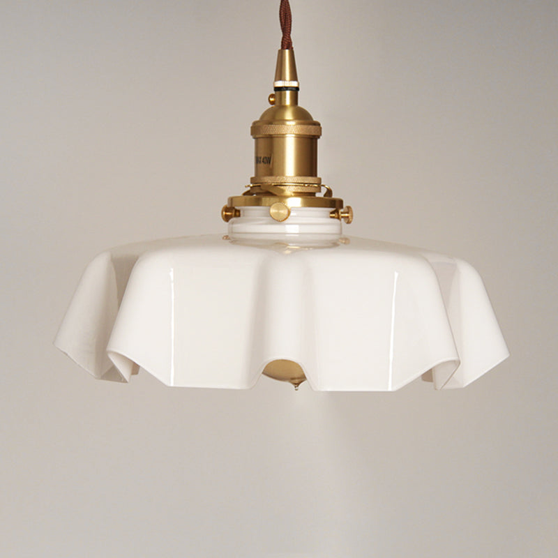 Helder glas eigentijdse hanglamp 1-licht hangend plafondlicht voor eetkamer