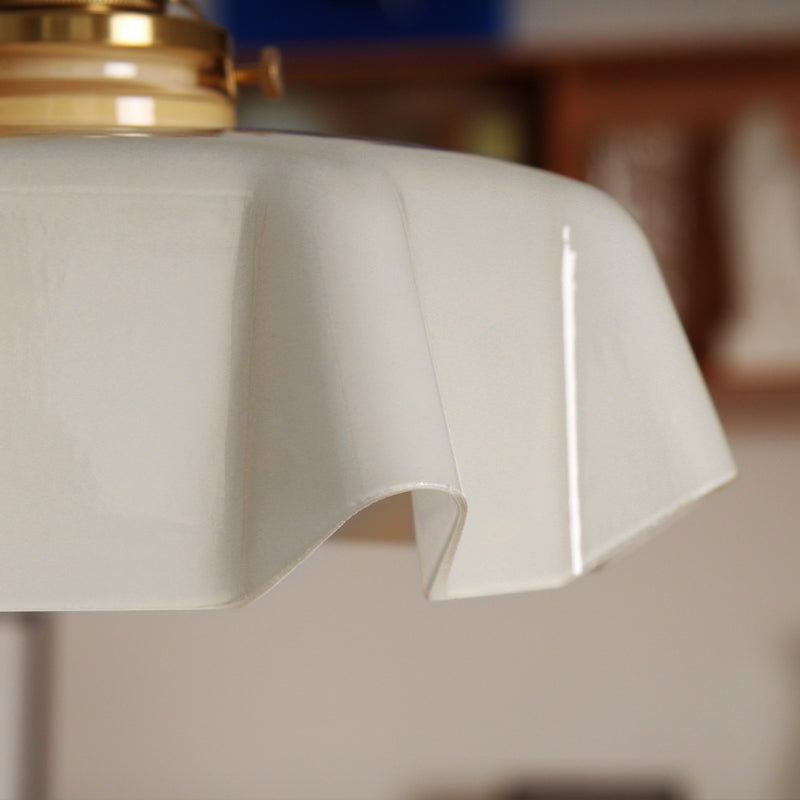 Helder glas eigentijdse hanglamp 1-licht hangend plafondlicht voor eetkamer