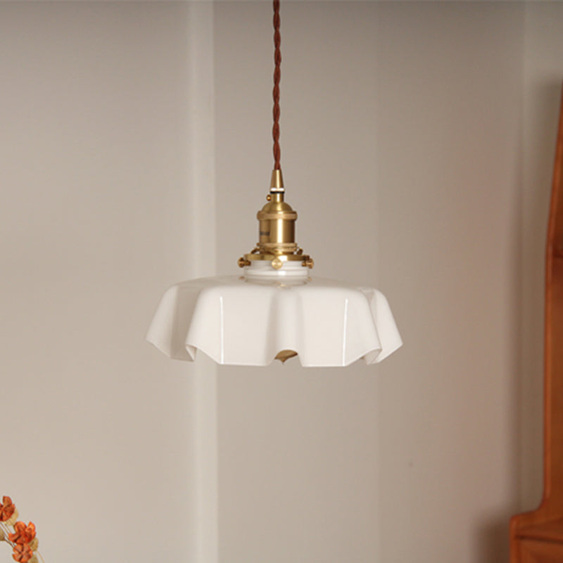 Helder glas eigentijdse hanglamp 1-licht hangend plafondlicht voor eetkamer