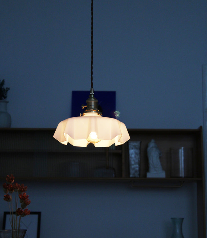 Helder glas eigentijdse hanglamp 1-licht hangend plafondlicht voor eetkamer