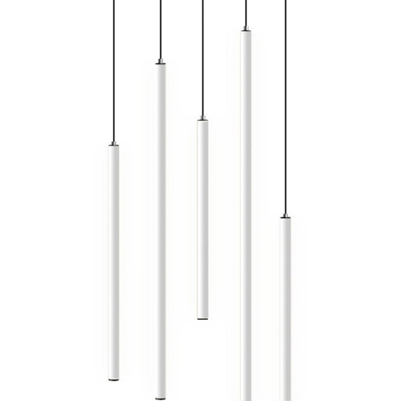 Acryl Modern Simple Led Pendant Light Lange lijnlampen voor slaapkamer eetkamer