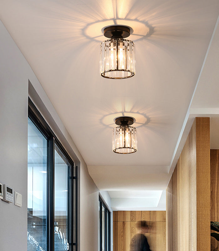 Modern Creative LED Close to Ceiling Fixtures with Glass Shade for Porch