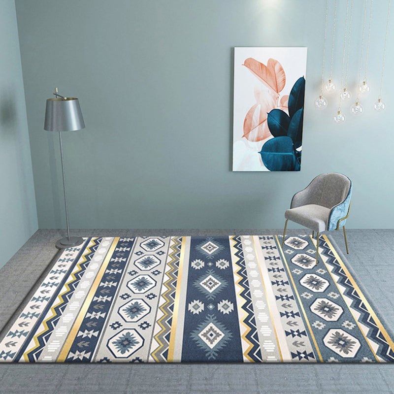 Eclectisch Boho-chic tapijt Funky tribal Patroon Indoor Rug Polyester Anti-slip tapijt voor woonkamer