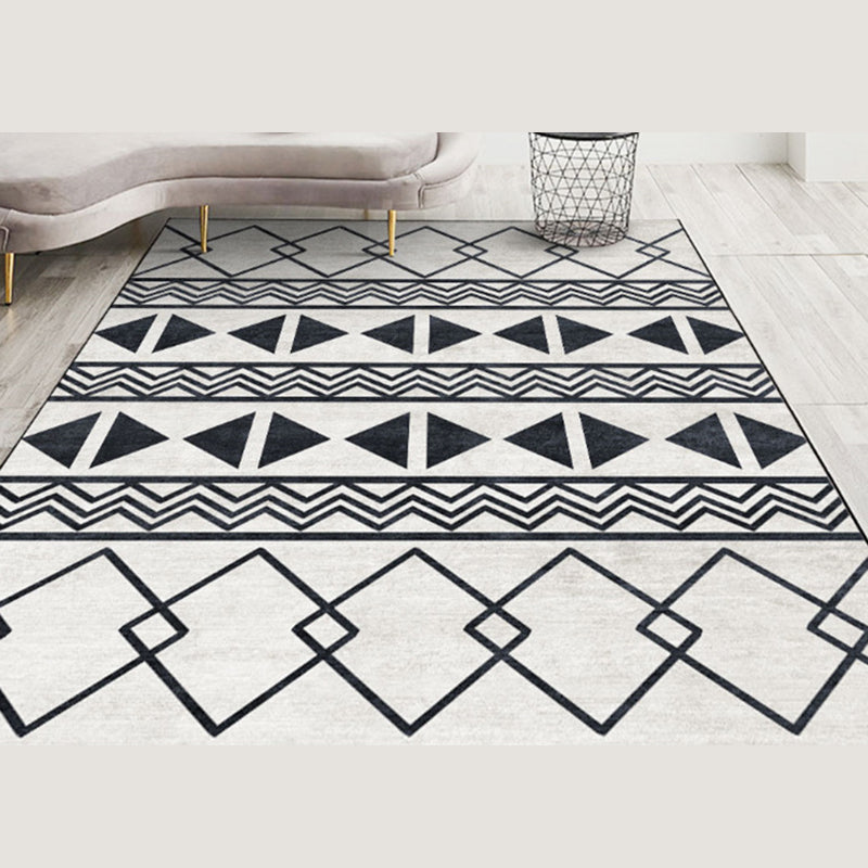 Eclectisch Boho-chic tapijt Funky tribal Patroon Indoor Rug Polyester Anti-slip tapijt voor woonkamer