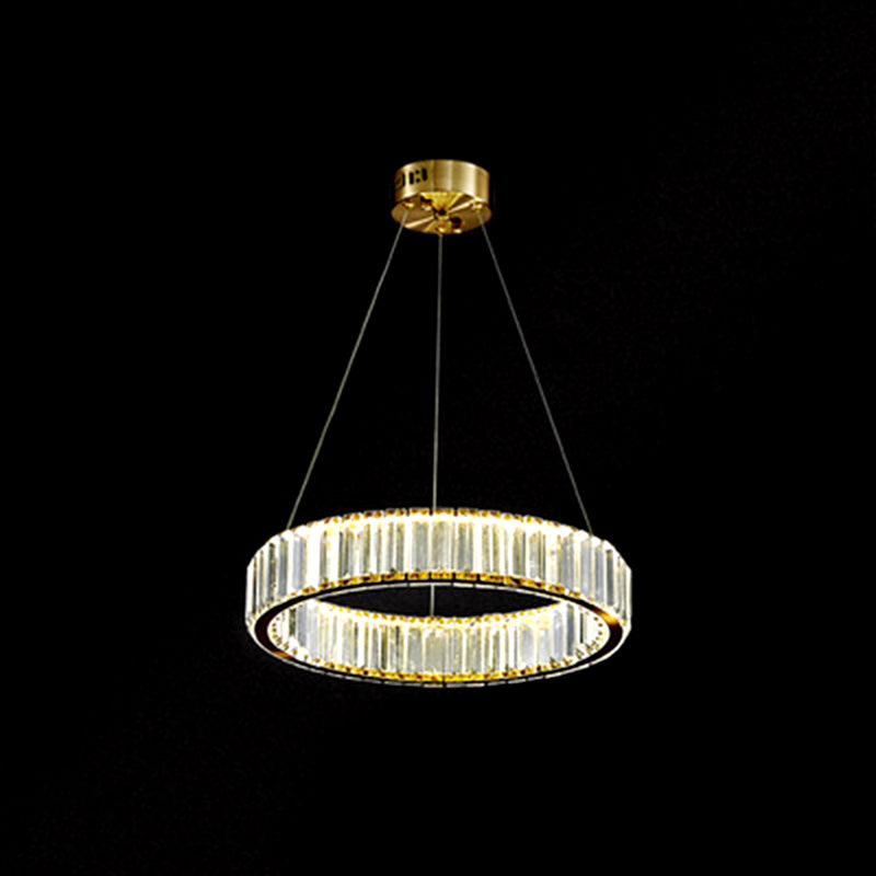 Lumière moderne de luxe de luxe en cristal LED PENDANT LEU