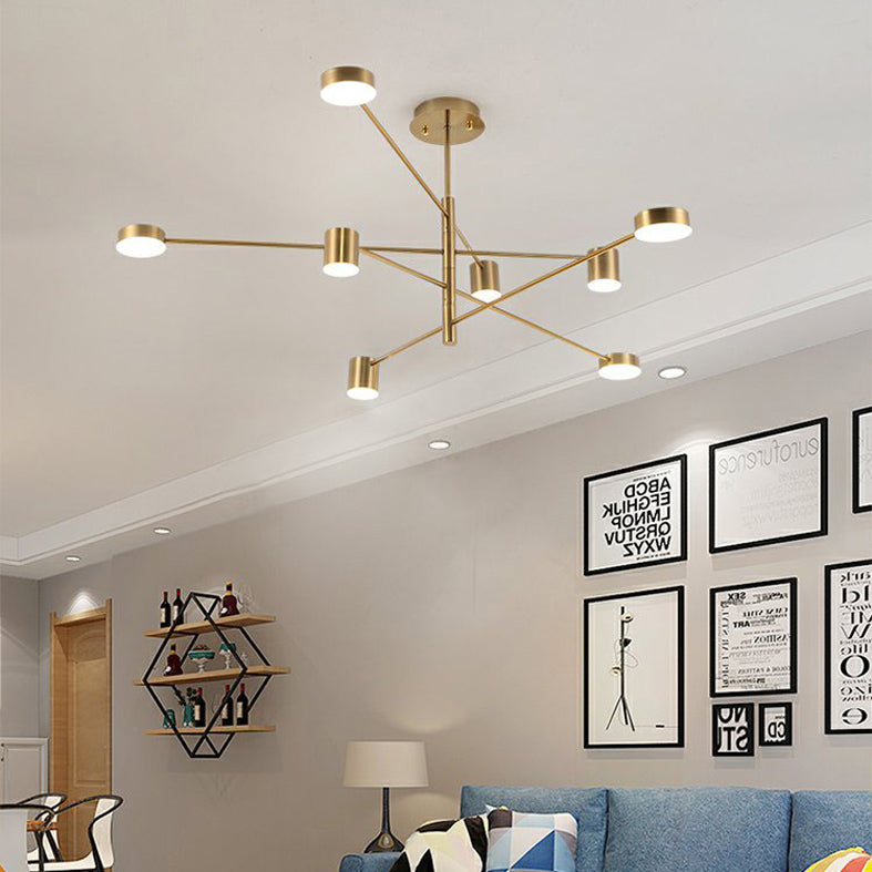 Acrylic Chandelier LED Ceiling Light Postmodern Style for Living Room Dinning Room