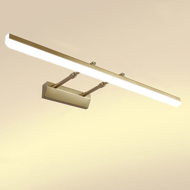 Linear Shade Swing Arm Wall Lighting Modern Style Metal 1 Light Sconce Lamp