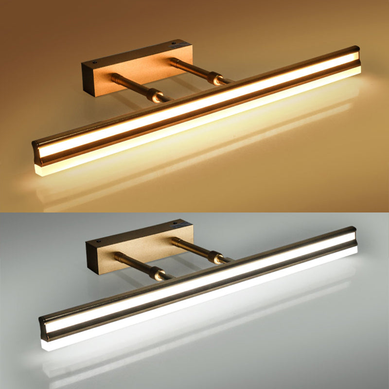 Linear Shade Wall Lighting Modern Simple Style Metal 2 Lights Sconce Lamp