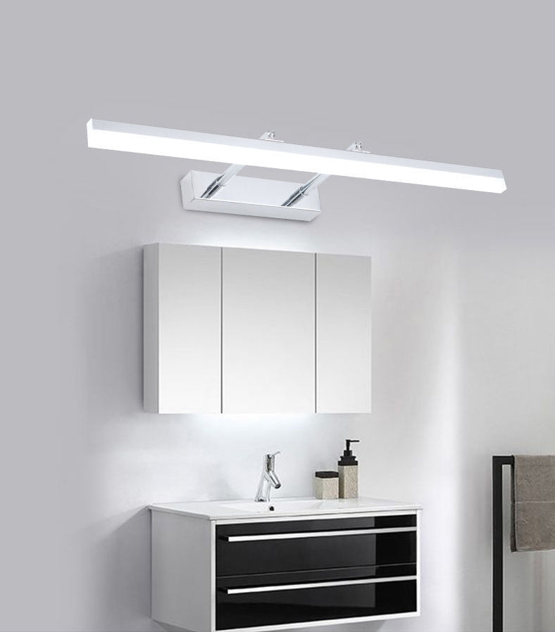 Metal Shade Linear Swing Arm Lights Malled Flexure 1 cabeza de montaje en la pared en plata