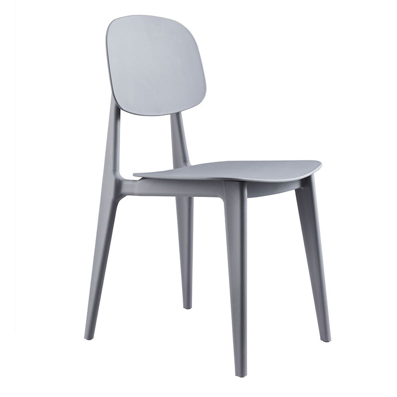 Contemporary Home Side Chair Open Back Plastic 32" H Dining Room Chair